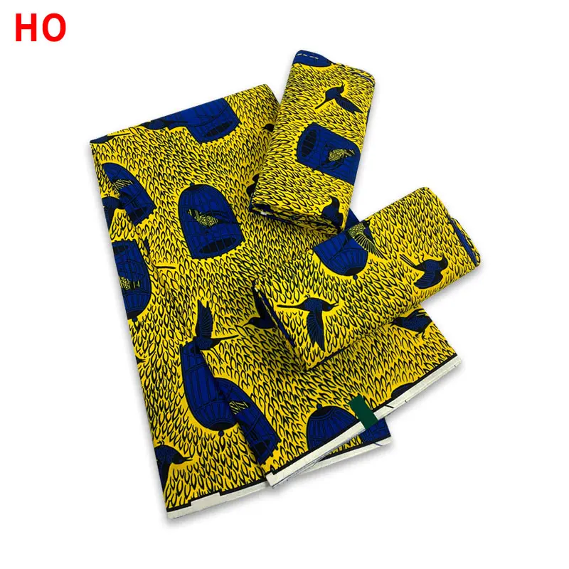 2022 New Hot Sale African Wax orginal Fabric Cotton Material Nigerian Ankara Block Prints Batik High Quality Sewing Cloth