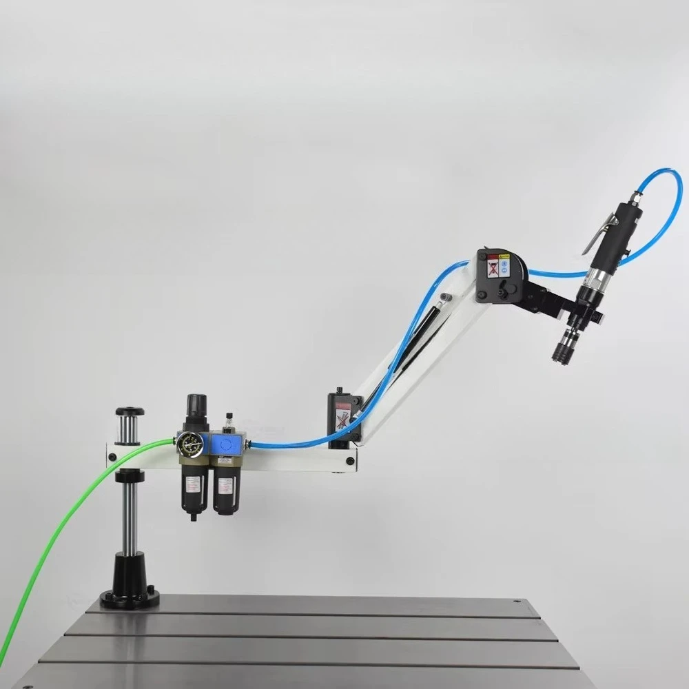 

M6-M24 Automatic Pneumatic Tapping Machine Air Tapper Tool Threading Machine With Working Reach 900MM