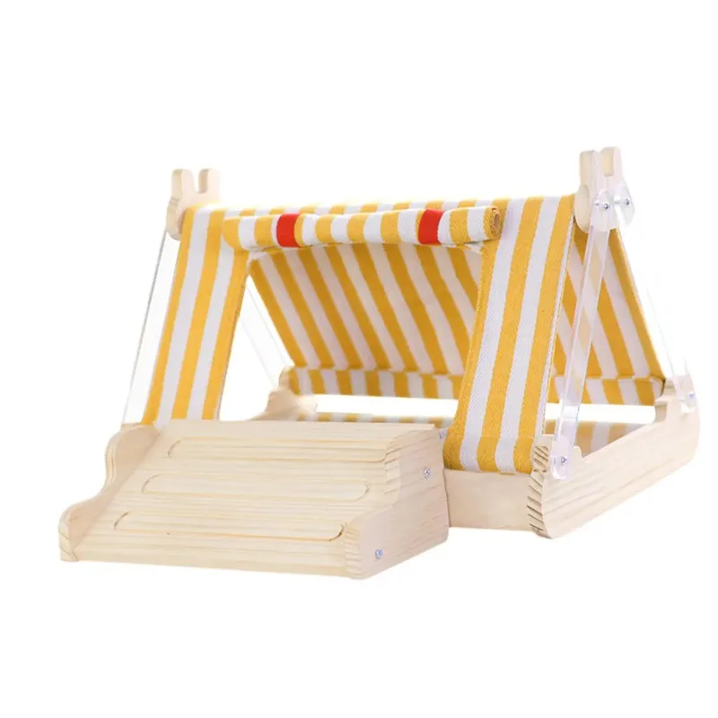 for Wooden Guinea Pig Hideout Summer Small Pet Bed For Dwarf Rabbits Hamster Rat