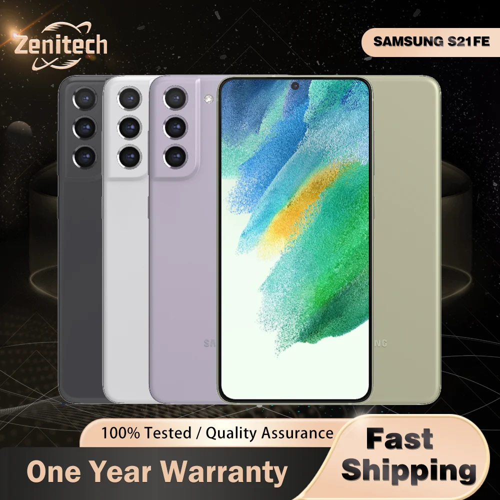 الأصلي سامسونج غالاكسي S21FE G990U1 5G الهاتف المحمول 6.4 "6GB RAM 128GB ROM NFC كاميرا ثلاثية ثماني النواة أندرويد S21fe الهاتف المحمول #1