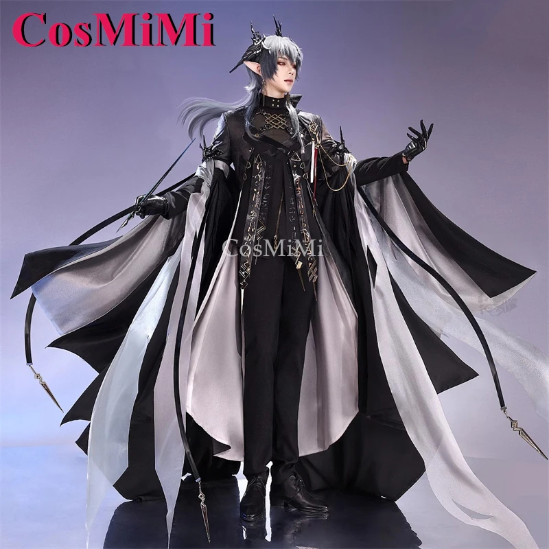 CosMiMi Game Arknights LOGOS Cosplay Costume Court Handsome Fashion Combat Uniform Carnival Party Role Play Clothing S-XL New