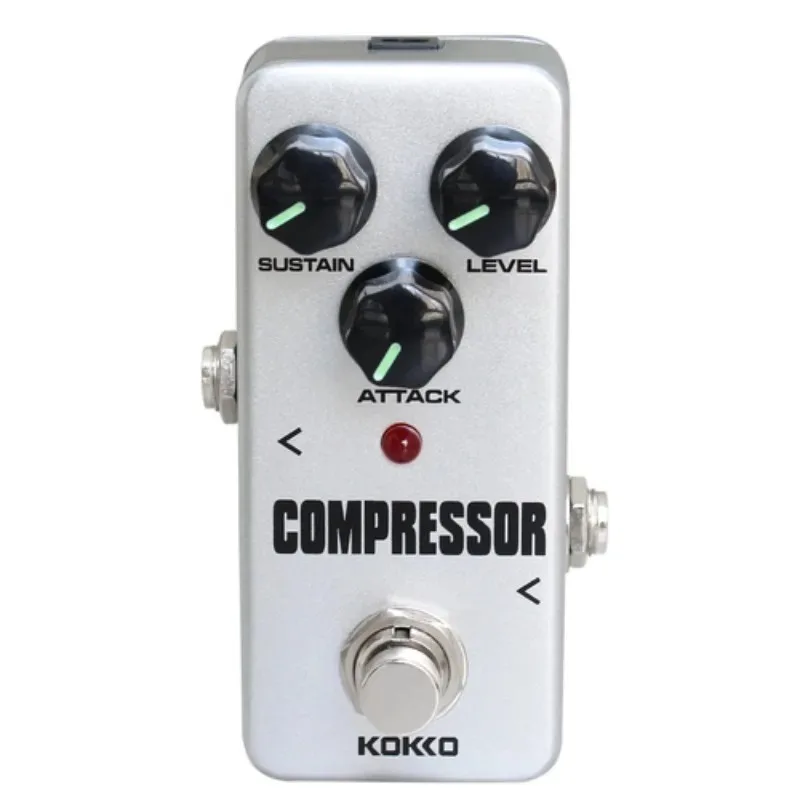 KOKKO FCP-2 Compressor Electric Guitar Effect Pedal Mini Portable Guitar Pedal Analog Effects Pedalboard Guitar Accessories