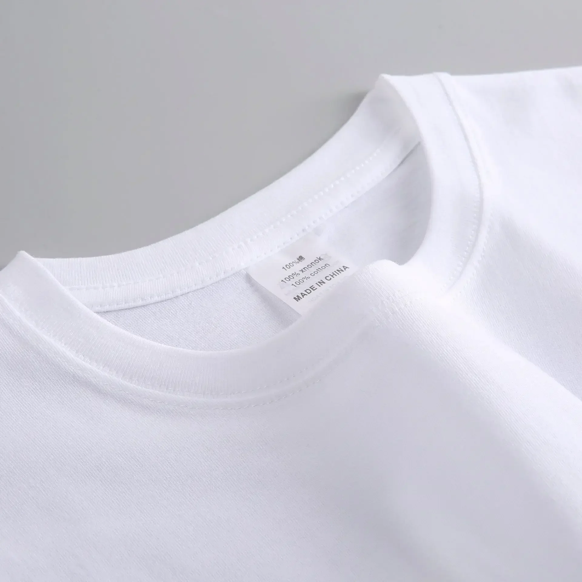 Heavy Cotton Men's Long Sleeve T-Shirt Solid Color Cotton Bottom Shirt Half Sleeve 100% Cotton T Shirt Korean Tee gallery 5