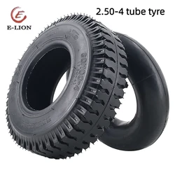 Size 2.50-4 Tire Inner Tube 60/100-4 Tyre Out Tire for Gas & Electric Scooter Bike Metal Valve TR87 Scooter Wheelchair Wheel