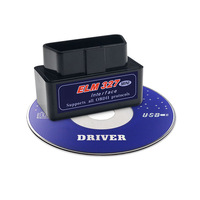 10Pcs Mini Bluetooth SUPER MINI ELM327 V2.1 Bluetooth OBD2 Car Fault Detector
