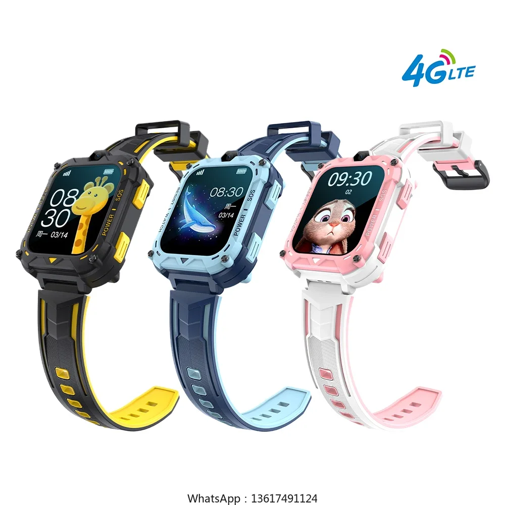 2024 Video call 4G Smart Watch K39 700 mAh GPS Monitor Smartwatch Wearable  kids  Smart Watch phone for Children