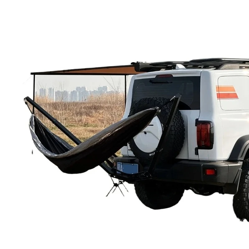 Outdoor trailer bar square mouth hammock camping self-driving trailer hook