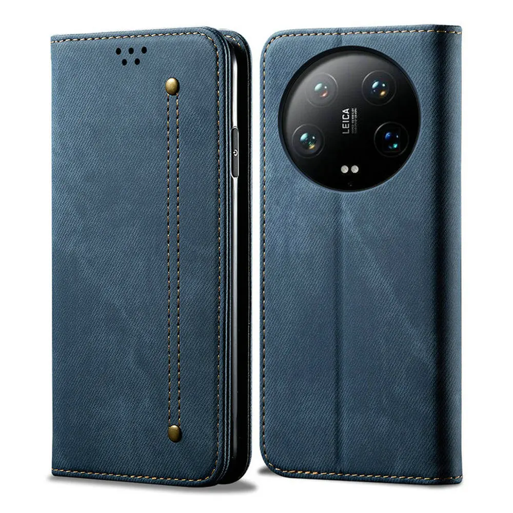 For Xiaomi 14 Ultra 5G 2024 Luxury Case Magnetic Leather Wallet Card Funda For Xiaomi 14 Pro Case Mi 14Ultra 14Pro Flip Cover