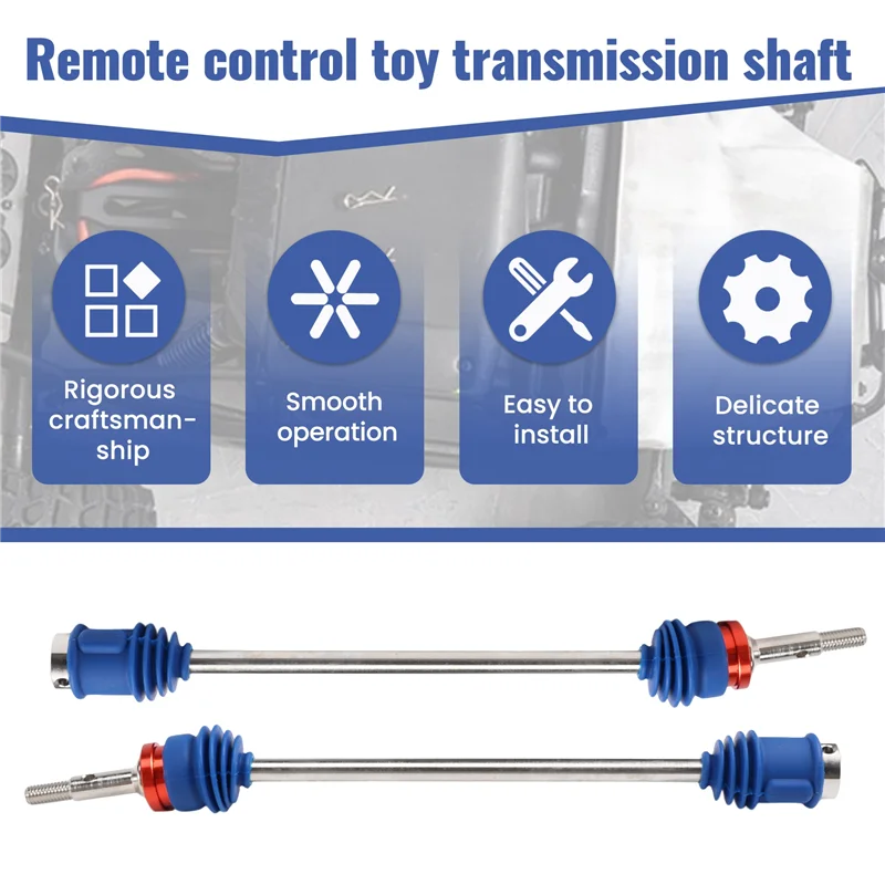 A45F-محور عمود الإدارة الأمامي والخلفي من الفولاذ المعدني CVD 5451R لأجزاء ترقيات السيارات 1/10 Traxxas E-Revo/E-Maxx/T-Maxx/Revo RC