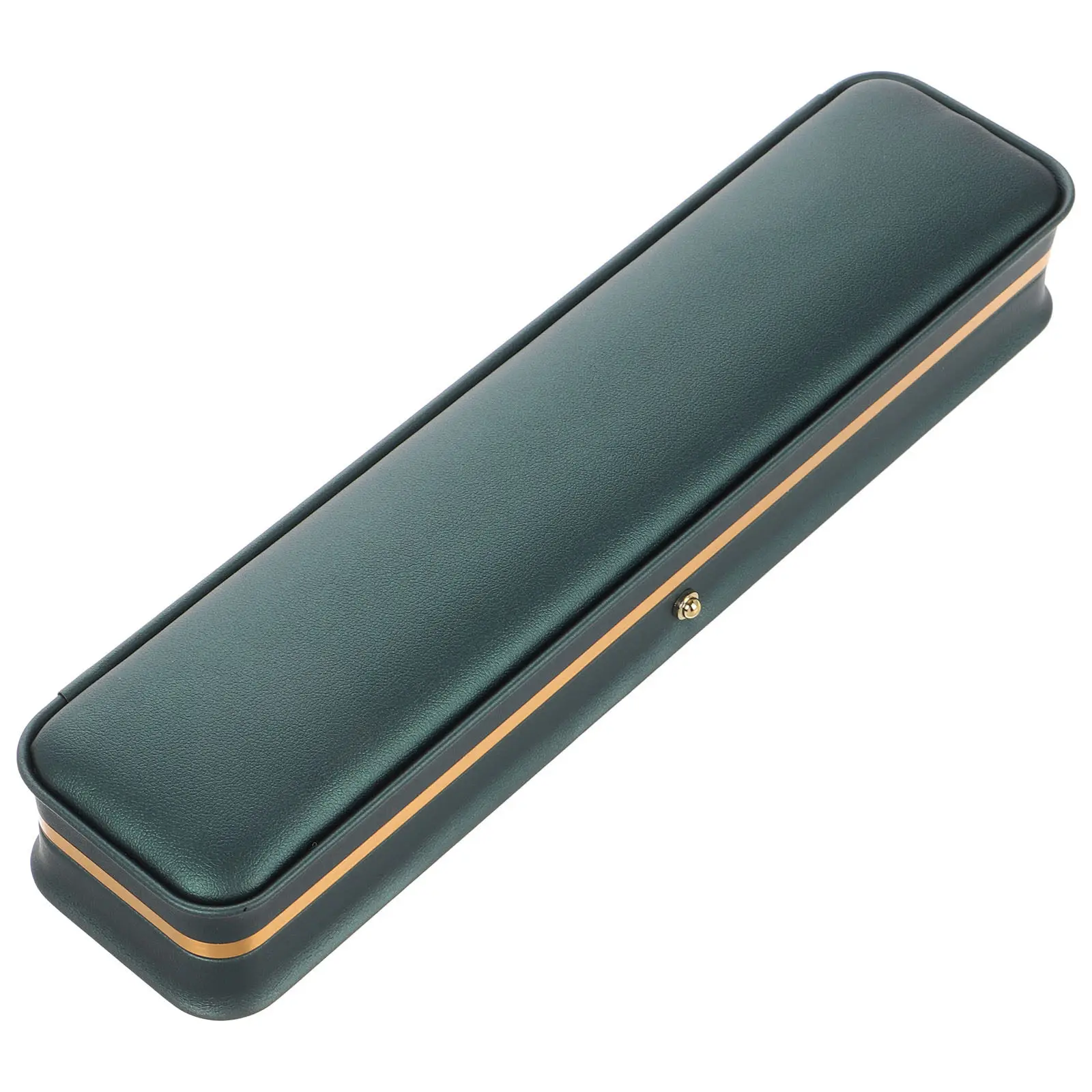 

Elegant Jewelry Box Golden Trim Necklace Bracelet Storage Organizer Luxury Gift Present Accessories Protection