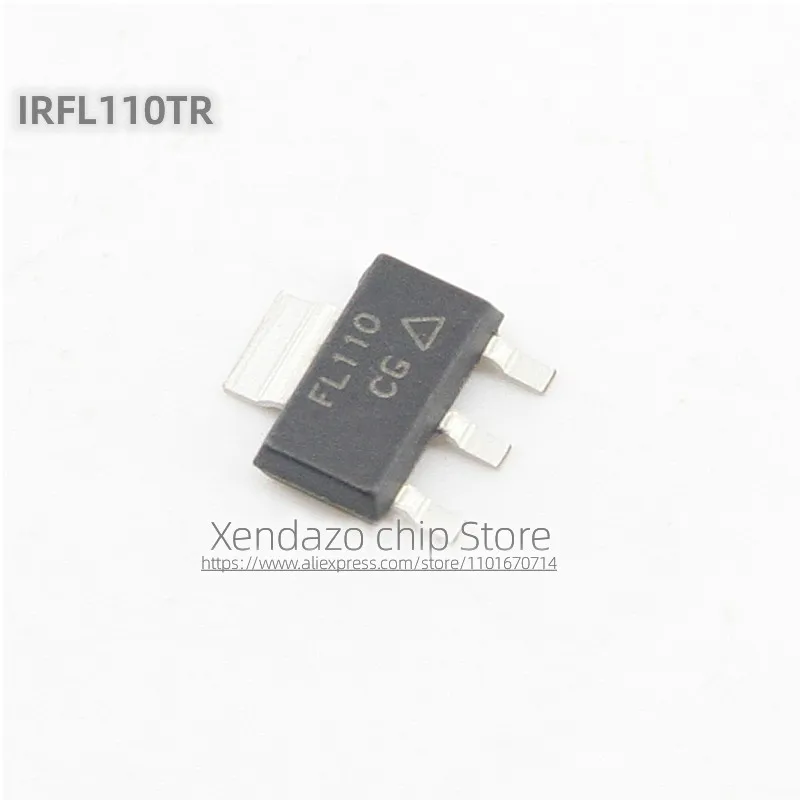 10pcs/lot IRFL110TRPBF IRFL110TR IRFL110 FL110 SOT-223 package Original genuine MOS field-effect transistor