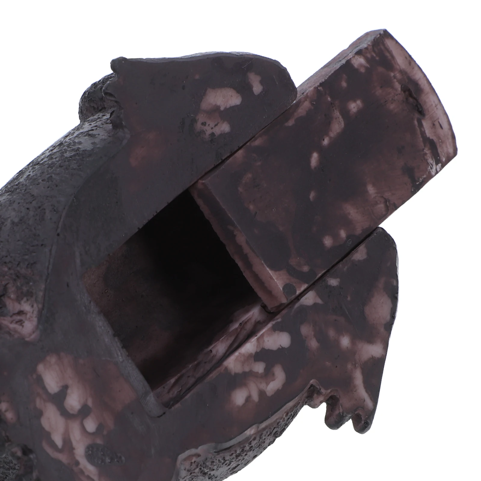 Resin Animal Key Holder for Outside - Frog Shape Garden Decor Statue with Secret Compartment Outdoor Key Hider for Garden and