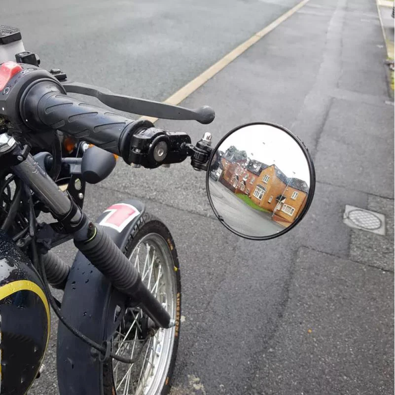 

2pcs 7/8" Motorcycle Rearview Mirror Universal Bicycle Black Foldable Motorbike Bar End Rearview Mirrors Motorcycle/Bike Uk