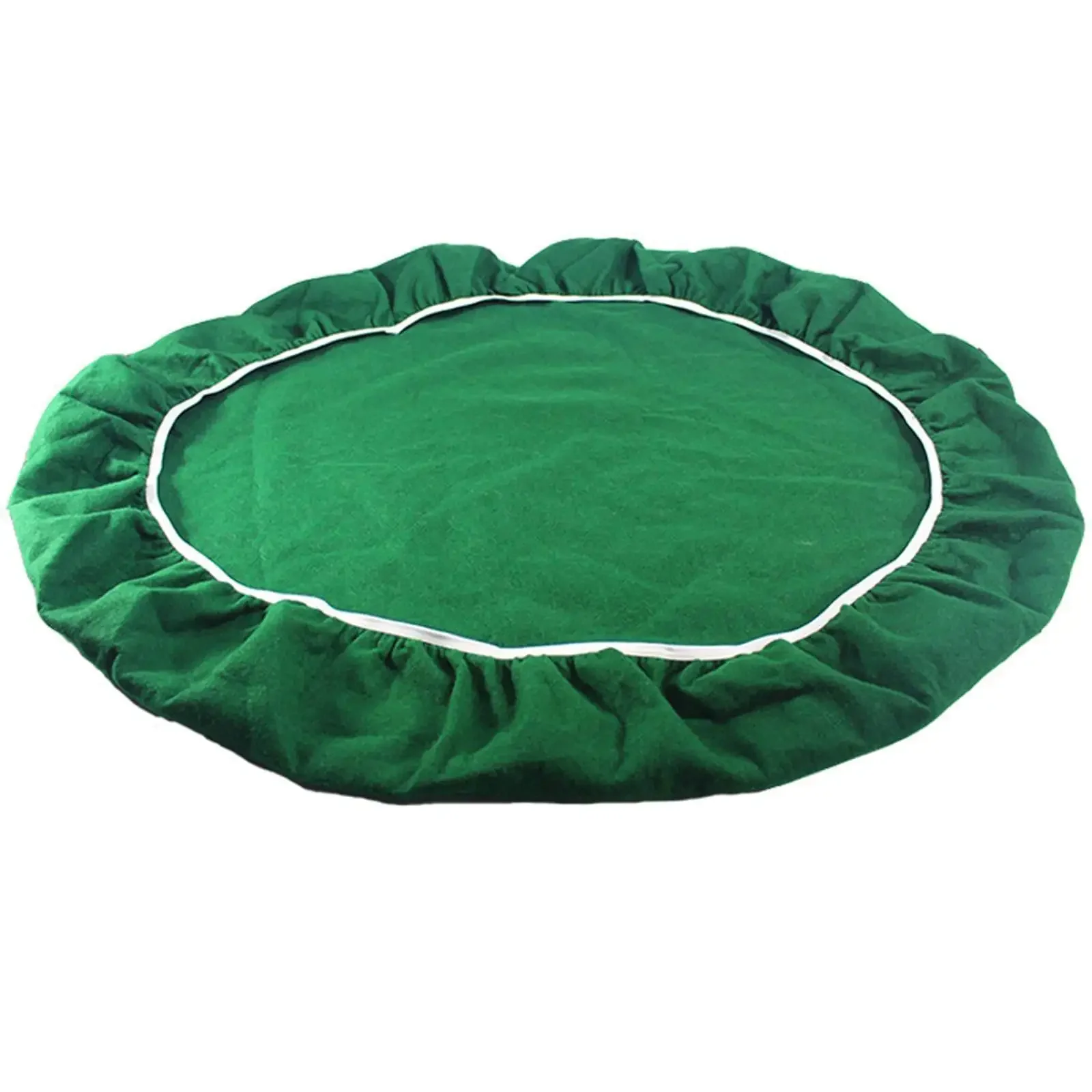 92-122cm Poker and Bridge Game Table Cover Round Felt Anti Slip Elastic Tablecloth Suitable for 36 To 48 Inch Game Table Cover