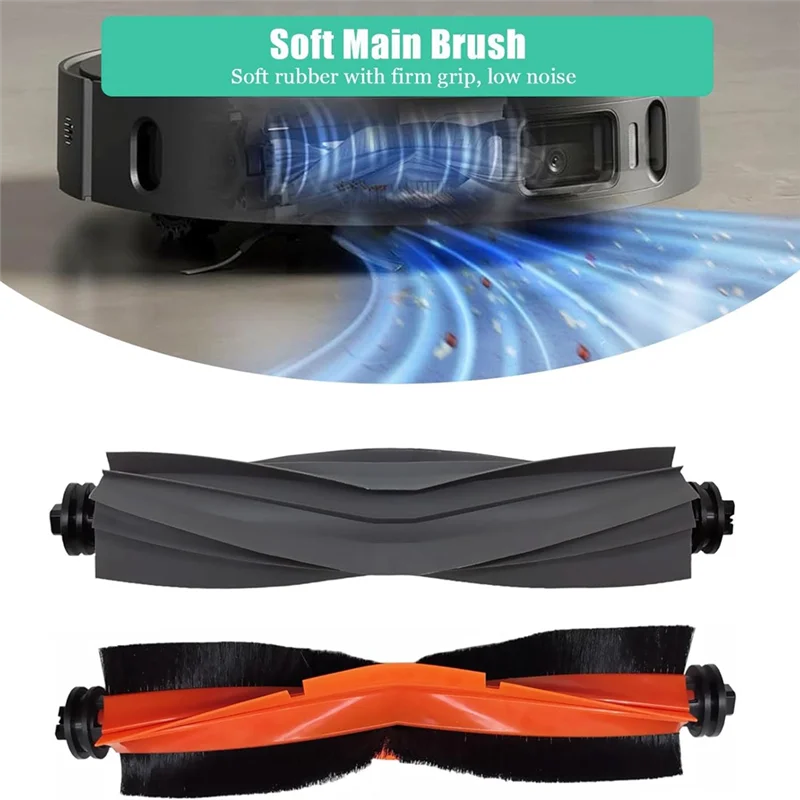 ABUS-For Dreame L10s Pro Ultra Heat / X30 Ultra / X30 Pro Plus/ X30 Pro Ultra مكنسة كهربائية مماسح مرشح الفرشاة الجانبية الرئيسية