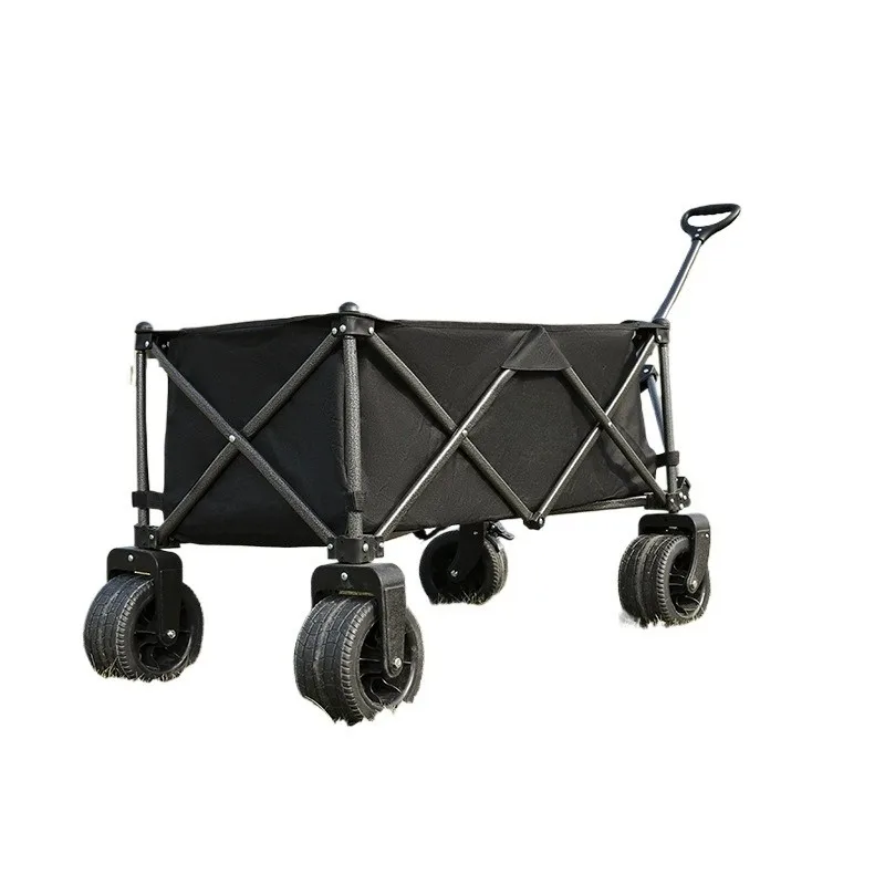 Folding Camping Wagon Durable Portable Outdoor Kids Stroller Multi-purpose Picnic Vending Home Utility Cart