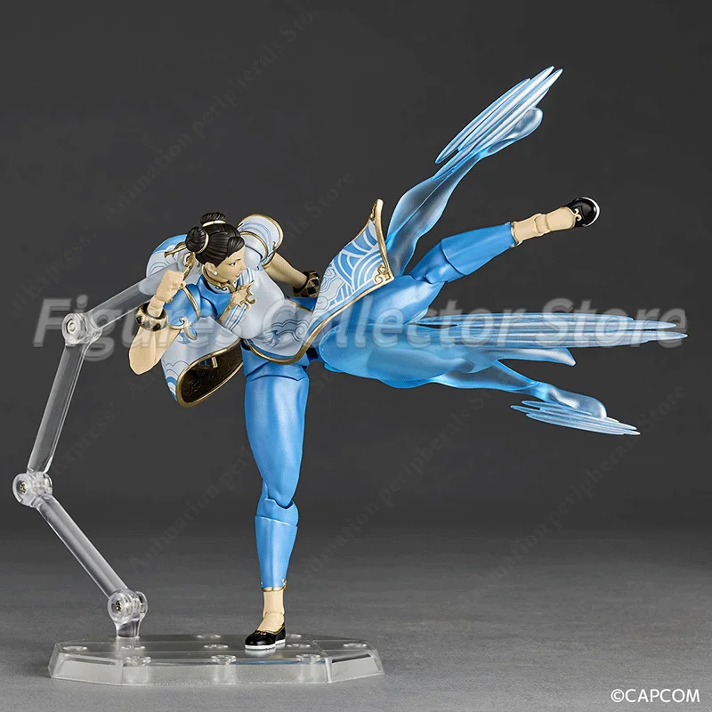 متوفر في المخزون KAIYODO Amazing Yamaguchi Revoltech Street Fighter 6 Chun Li Action Figure Toy Model Gift
