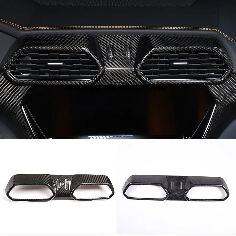 

Factory for Lamborghini Urus 2018-2021 Center Console Air Outlet Panel Decorative Frame Cover Real Carbon Fiber Car Interior