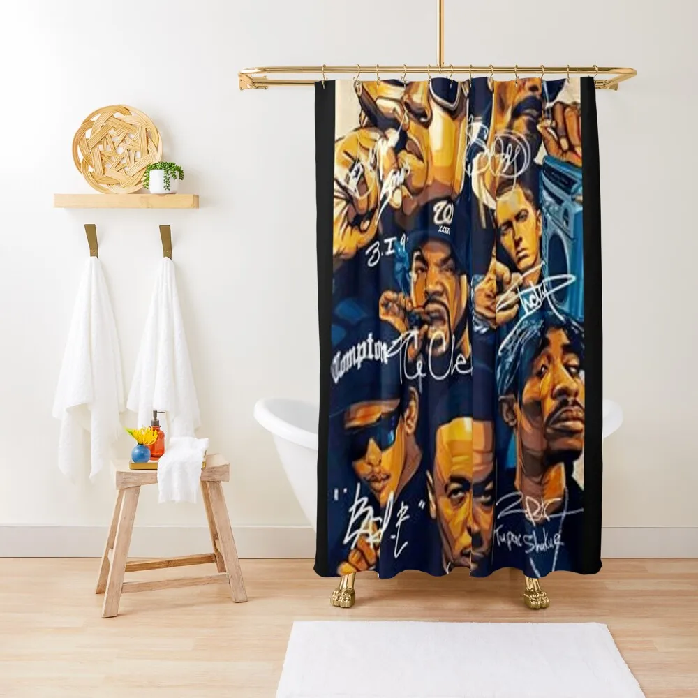 

HipHop 90's Shower Curtain Bathroom Decor Shower Set For Bathroom For Shower Curtain
