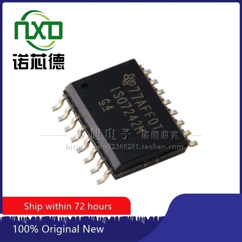 

Free shipping 5PCS/LOT ISO7242MDWR ISO7242M SOP-16 Digital isolator chip Brand new original