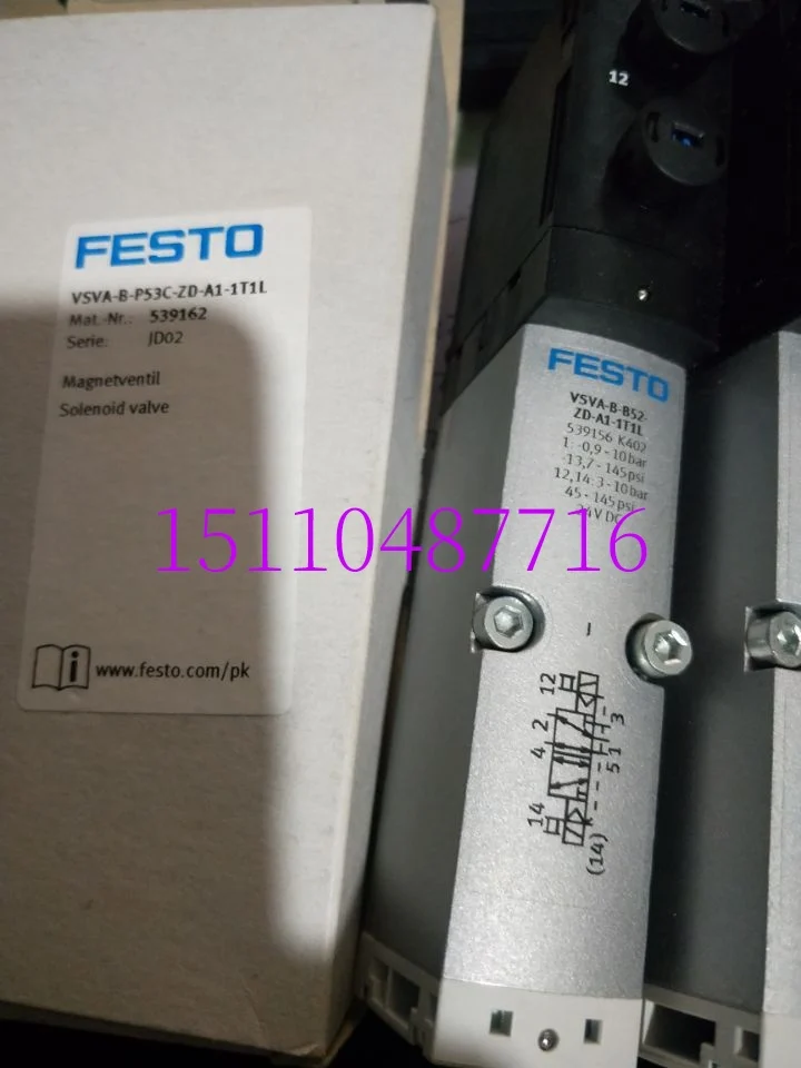 

FESTO Festo Solenoid Valve VSVA-B-T32C-AZD-D2-1T1L 560825 Genuine Spot.