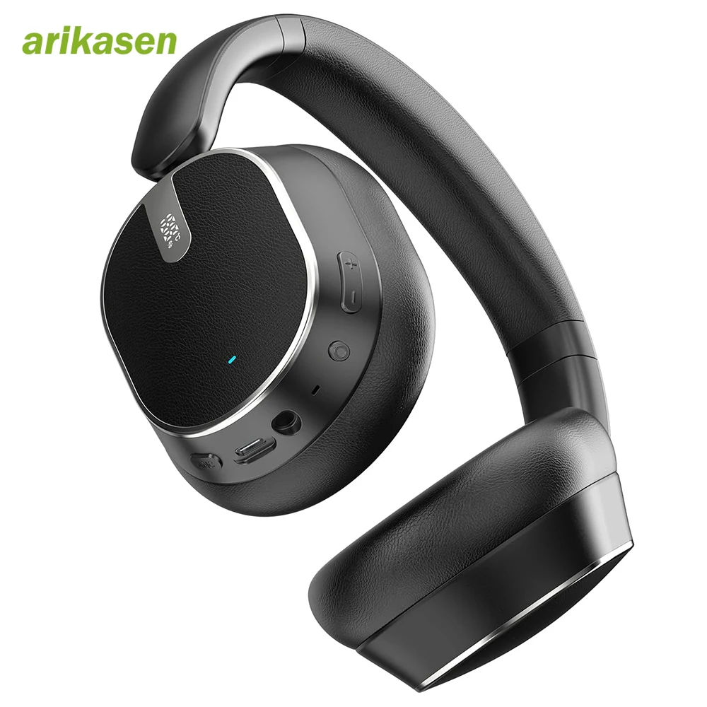 

Гибридные наушники с активным шумоподавлением, беспроводные наушники ANC Bluetooth 6.0 с прозрачным режимом, аудио высокой разрешения, глубокие басы