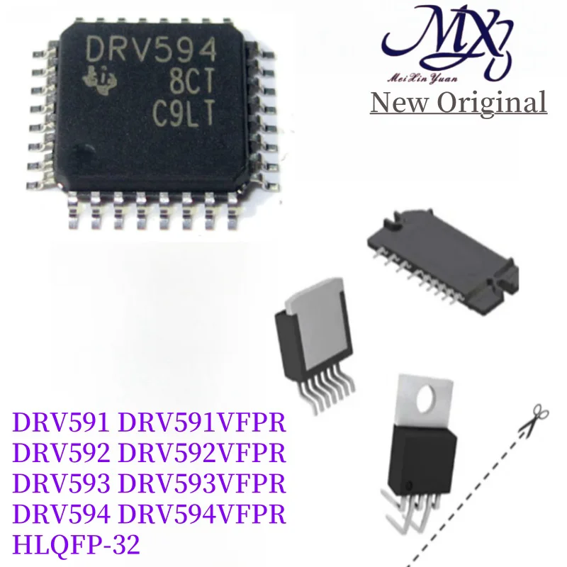 MXY 1pcs  DRV591 DRV591VFPR DRV592 DRV592VFPR DRV593 DRV593VFPR DRV594 DRV594VFPR HLQFP-32 IC Chip in Stock Wholesale