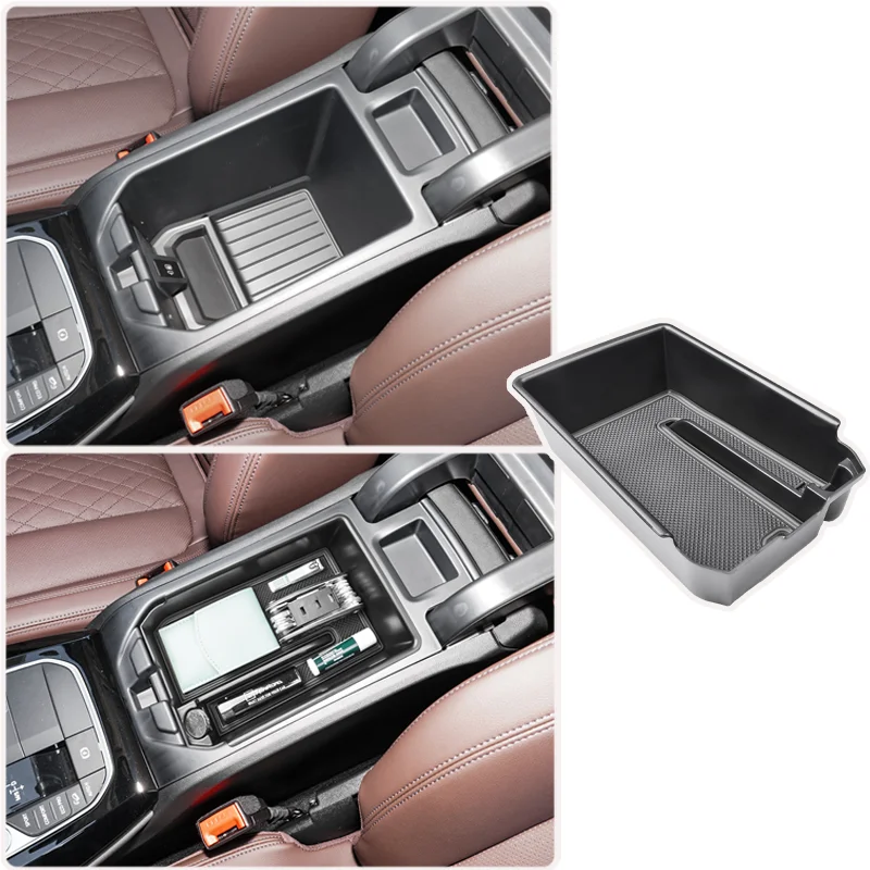 

Compatible For BMW X3 G01 Center Console Orgainzer 2018-2024, and For BMW X4 G02 2019-2024 Armrest Storage Tray Accessories