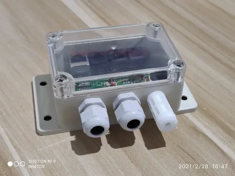 Estação meteorológica iot 51ws5, fonte de alimentação 24v, suporte para servidor iot, rede de dados, direção total da velocidade do vento e chuva, em estoque