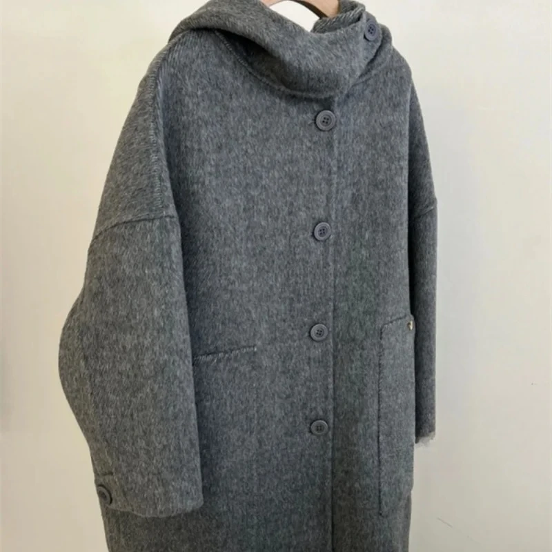 

Шерстяное пальто для мальчиков, пальто, ветрозащитная куртка, 2025 год, теплая в полоску, утепленная, осенне-зимняя, хлопковая, рождественский подарок, детская одежда