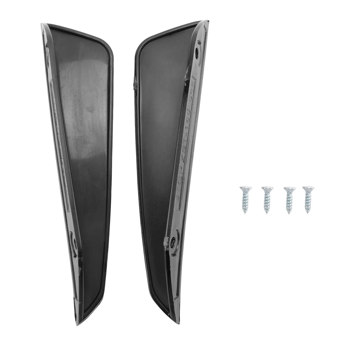 

2Pcs Front BUmper Side Air Splitter Spoiler Black for Benz Mercedes W176 A180 A200 A220 A250 Amg A45 a Class 2016-2018