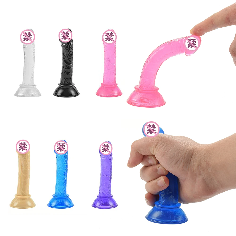 Realistic Dildo With Suction Cup Jelly Dildos Sex Toys For Woman Men Fake Dick Penis Anal Butt Plug Erotic Massage Pussy 18+