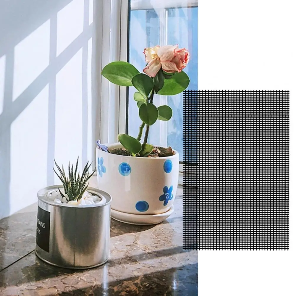 5Pcs Practical Mesh Net Wear Resistant Mesh Hole Screen Durable Keep Tidy 20x30cm Flower Pot Bottom Hole Draining Mesh Pad