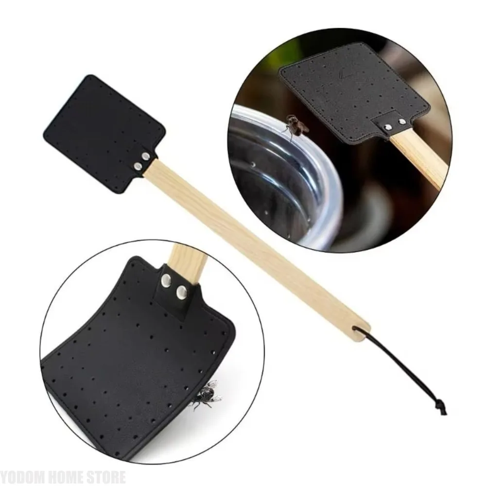 Handmade Leather Flyswatters Flexible Designs Swatters For Effective Fly Control