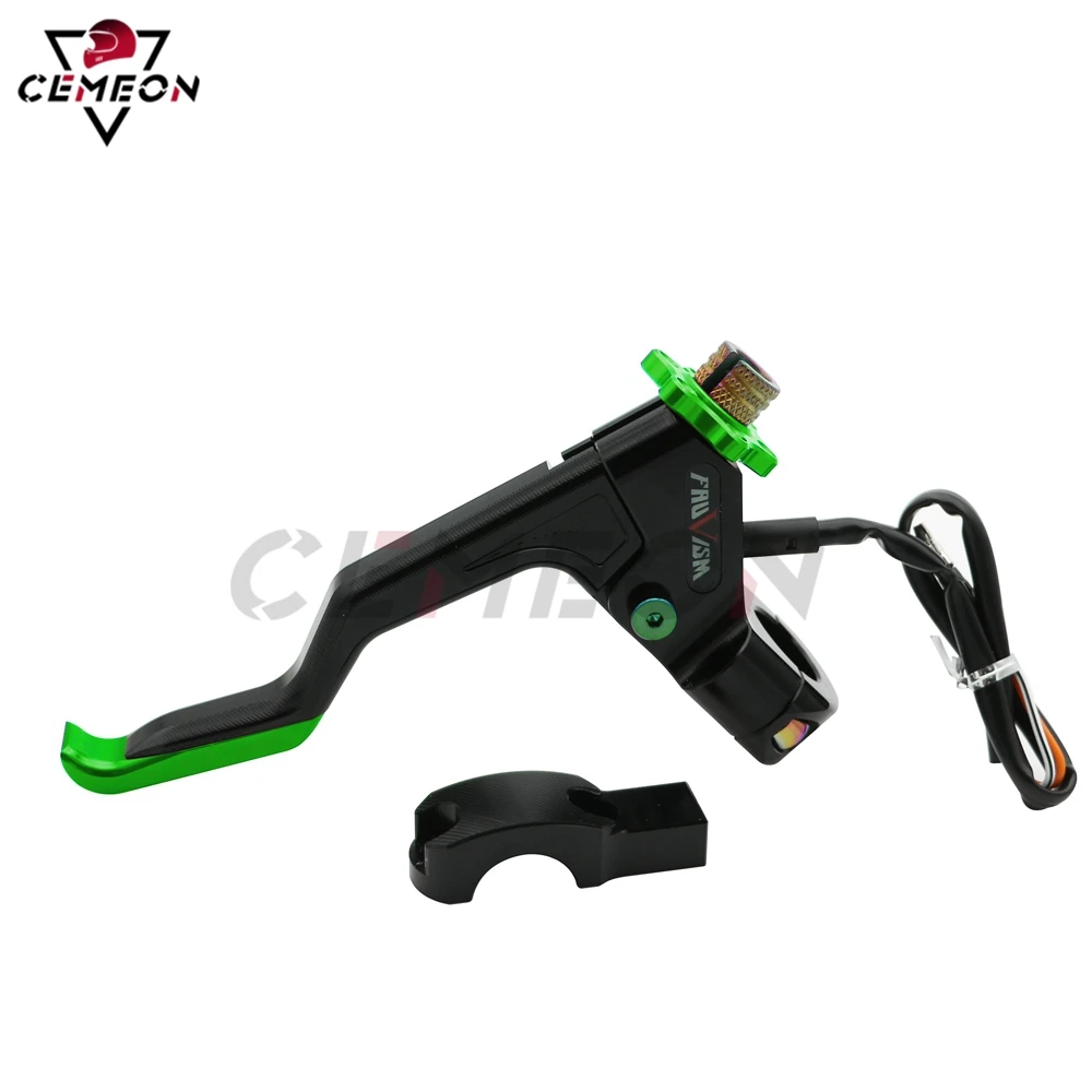 

For KAWASAKI ZX-6 ZX6RR ZX10R Z1000SX Z1000 Z900 Z800 W800 Motorcycle Modified 7/8" 22MM Stunt Clutch Lever Effort-Saving Cable