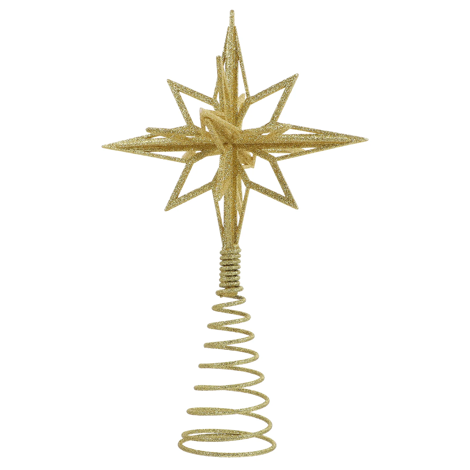 

Christmas Tree Top Star Treetop Decor Topper Festival Decorations Ornament Tabletop