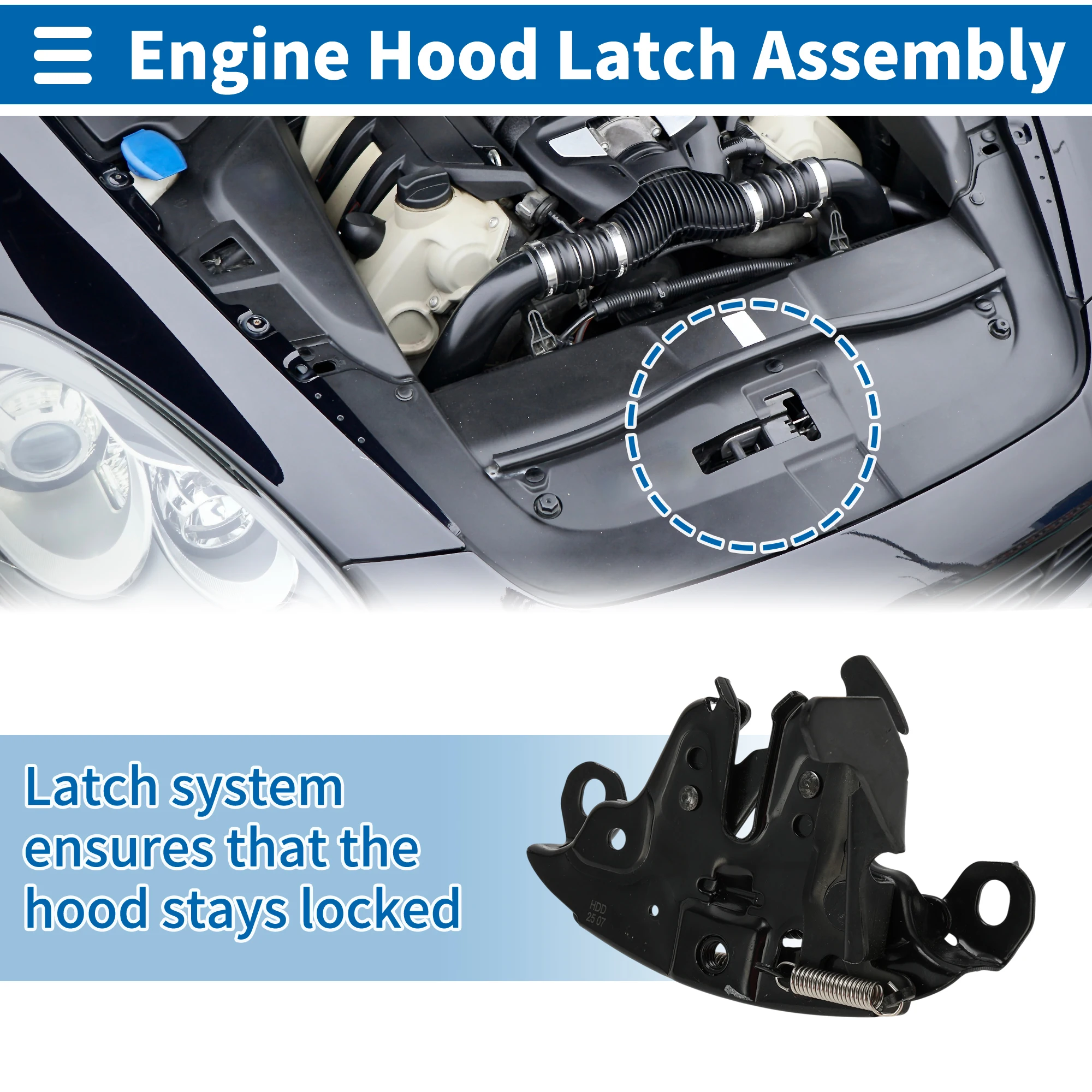 

Защелка капота UXCELL в сборе для Nissan Sentra 2004-2006 No 656016Z500 1 шт.