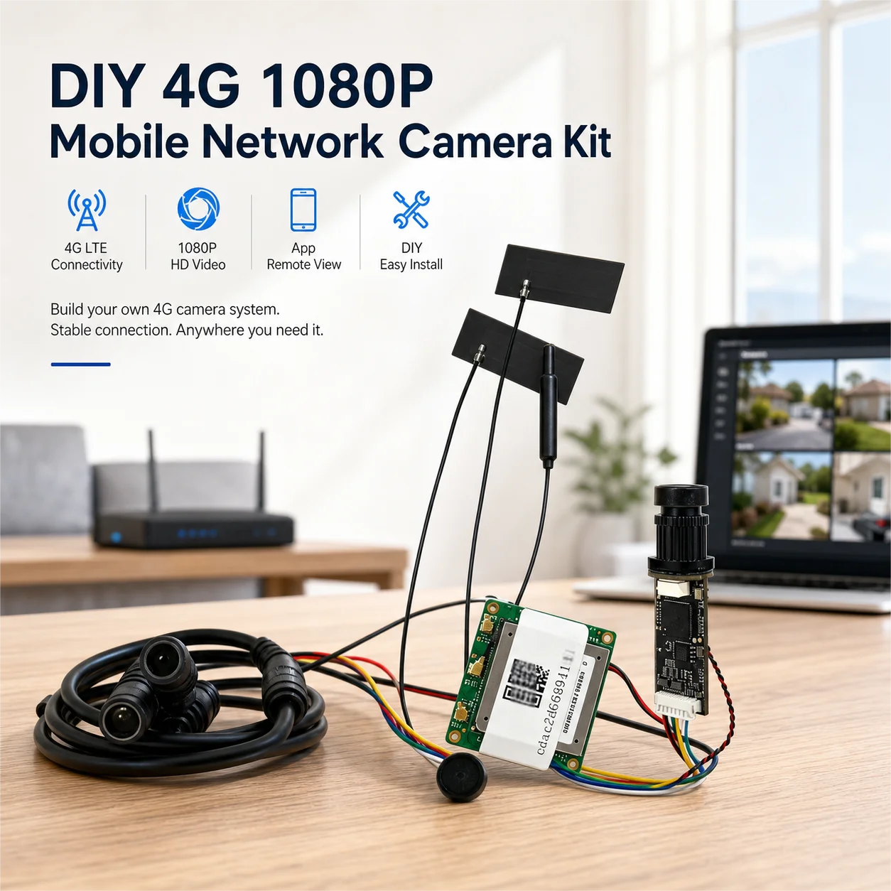2MP Mini 4G Camera CCTV P2P Onvif Mic 3G 4G SIM Camera Hole Module Chip Board Wifi Wireless IP Camera P2P For indoor icsee APP