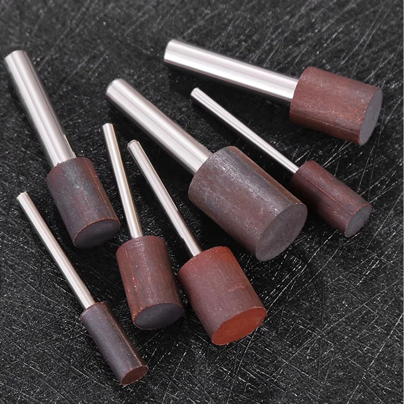 1/5pcs SDC Resin Diamond Cylindrical Grinding Head Grit150 3/6mm Shank Inner Hole Grinding Rod For Hardness Materials Polishing