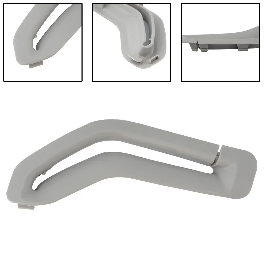 High Quality Long Service Life Perfect Practical Brand New Seat Belt Selector Gate Cover Grey Trim ABS Plastic