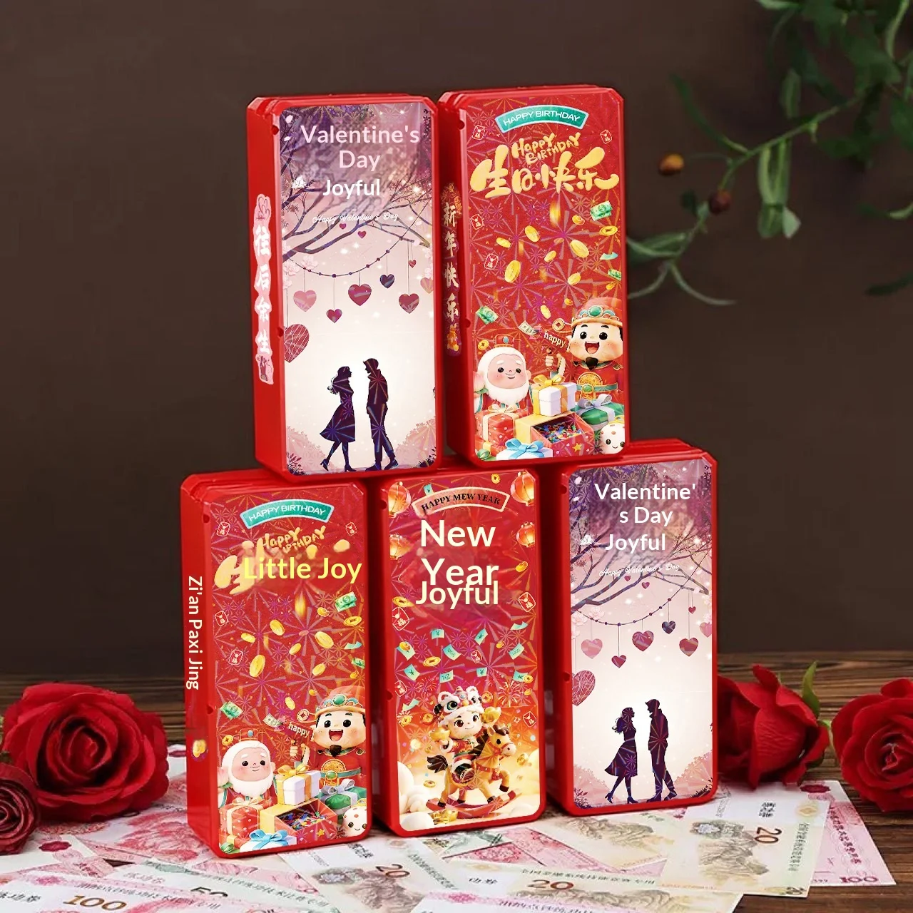 Sparasoldi Creativo per Compleanno con Telecomando, Regalo a Sorpresa per San Valentino, Coppie, Fidanzate, Fidanzati