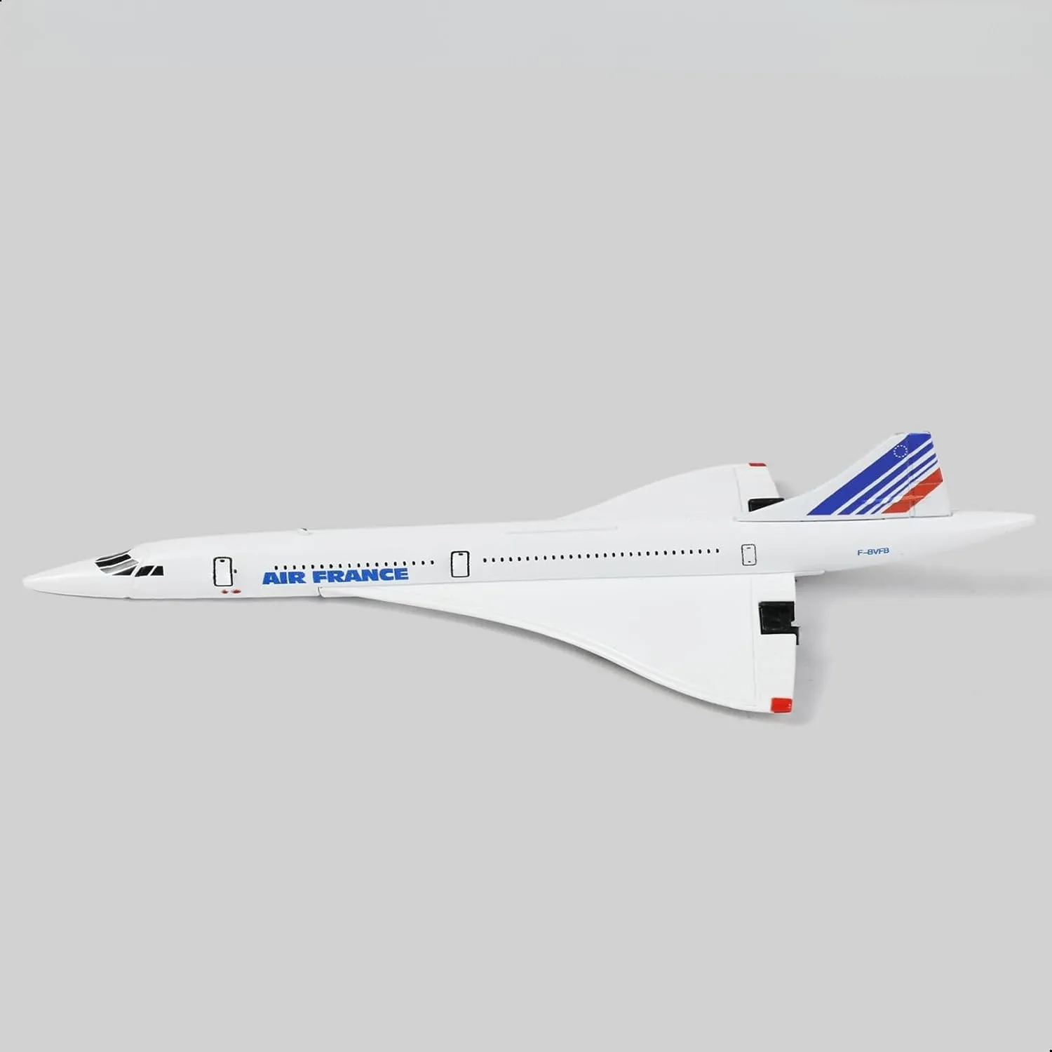 1/400 Scale Air France Concorde Diecast Metal Airplane Model with Stand Mini Airplane Creative Decorations or Aircraft Souvenirs