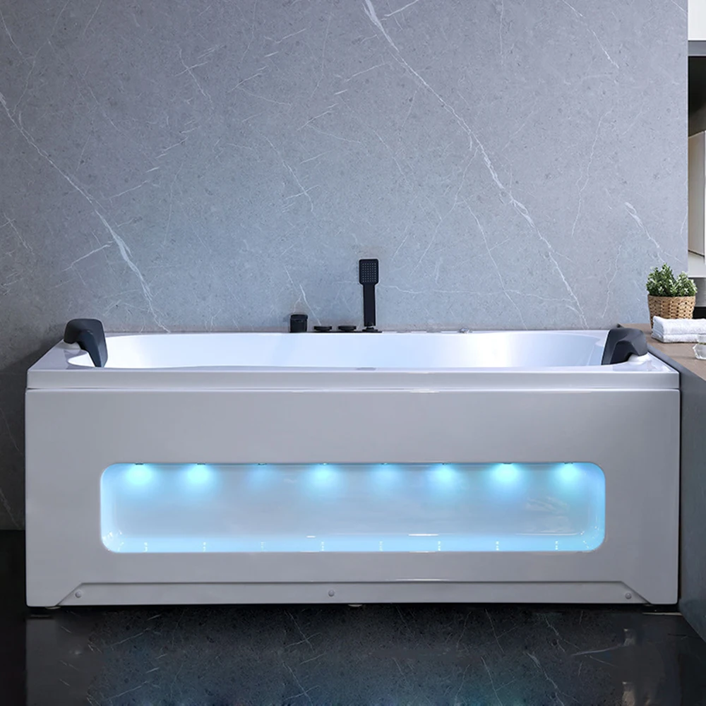 أضواء ليد ملونة لحوض الاستحمام ، حوض استحمام دوامة ، أشخاص مزدوجون ، تدليك لركوب الأمواج ، منتجع صحي داخلي ، حوض استحمام ، من من من من من من ، من أجل ركوب الأمواج-4