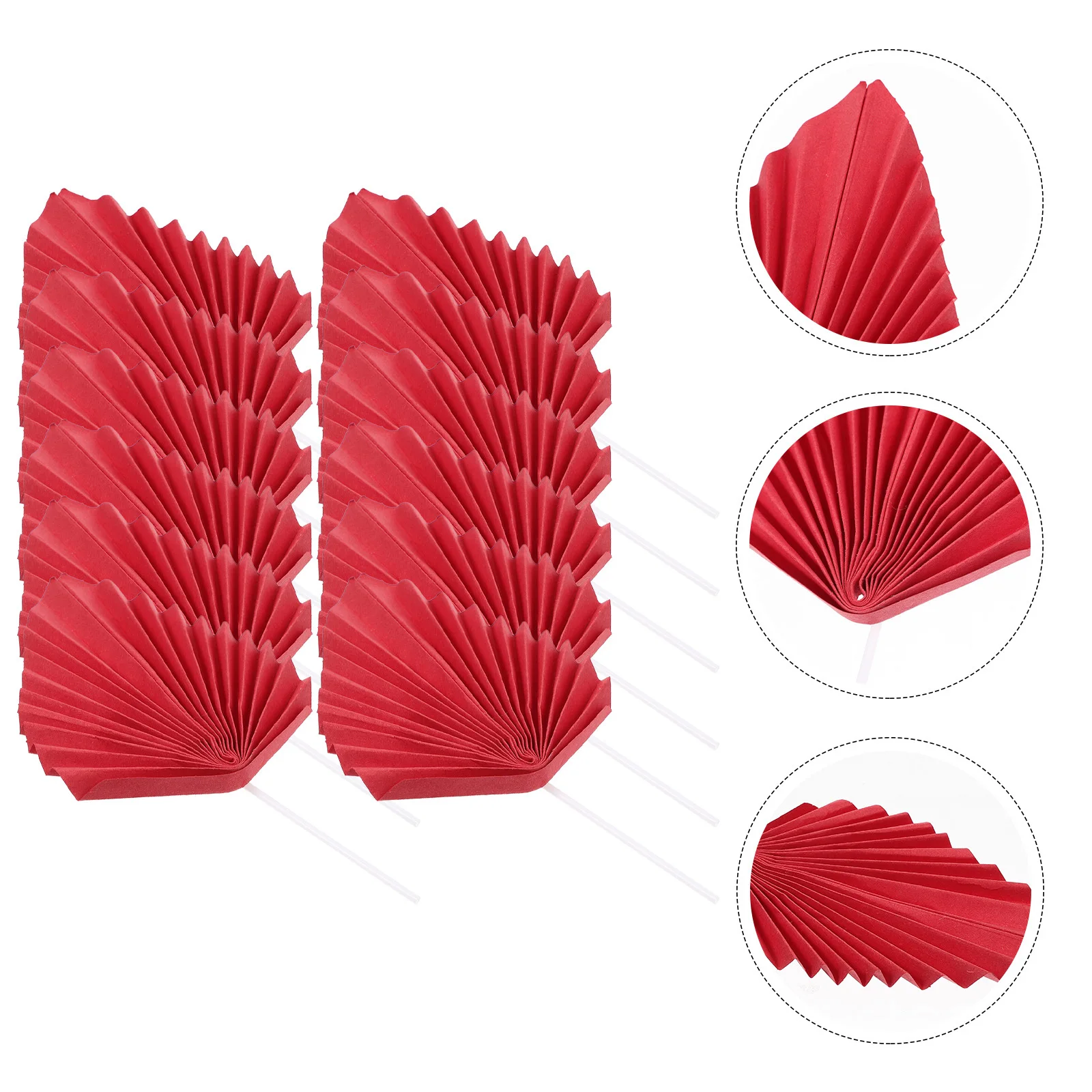 

20Pcs Chic Palm Leaf Cake Picks Birthday Party Decorations Exquisite Workmanship Cake Ornaments Palm Leaf Decor