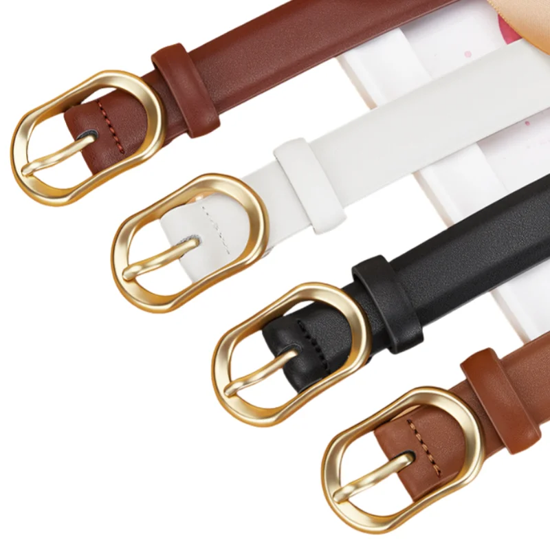 Topkwaliteit damesriem, damesriem met gesp, 95-105 cm lederen riem met jurk, jeansriem voor dames