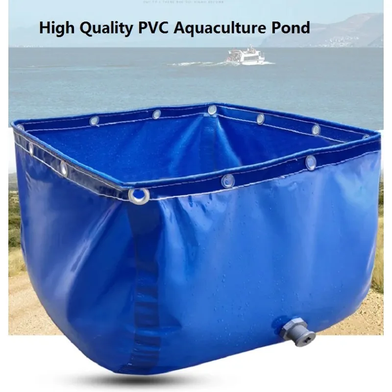 

2023 New Blue Tailor Made Cultivation Canvas Pool Greenhouse Aquaculture Farm Fish Shrimp Rearing Waterproof Oilcloth Tarpaulin