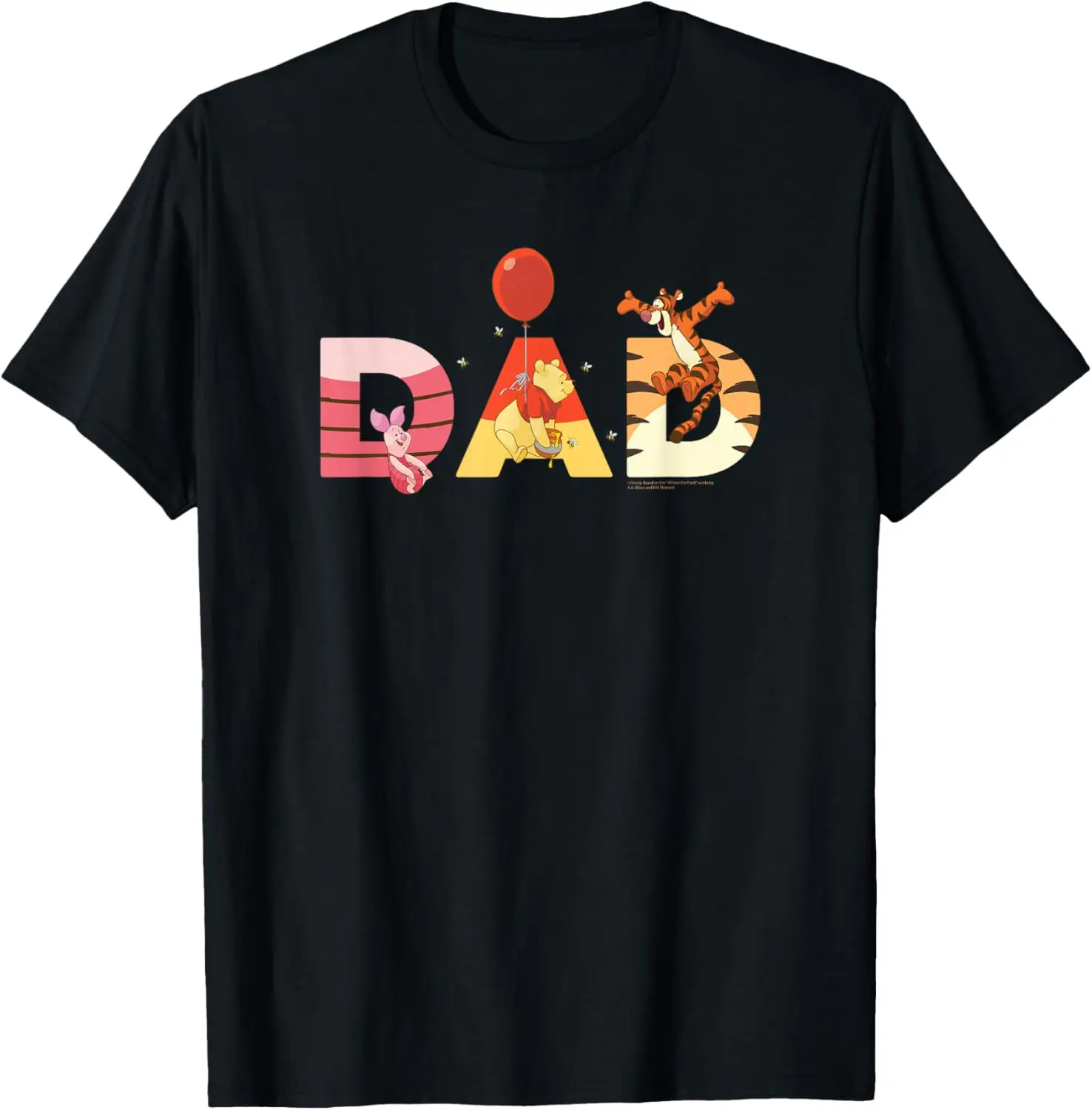 

Disney Winnie The Pooh and Friends Dad Father's Day Birthday T-Shirt