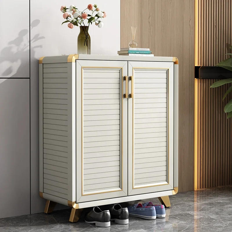 

Luxury Nordic Shoe Cabinet Wooden Cupboard Luxury Space Saving Shoe Rack Organizer Hallway Princess Zapatero Trendy Furniture