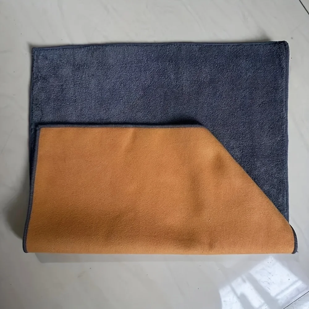 1 Billiard Cue Cleaning Towel, Coral Fleece Faux Fur Double-Sided Towel, Multi-Purpose for Swimming Pool Cleaning, Billiard Cue Cleaning, Car Cleaning