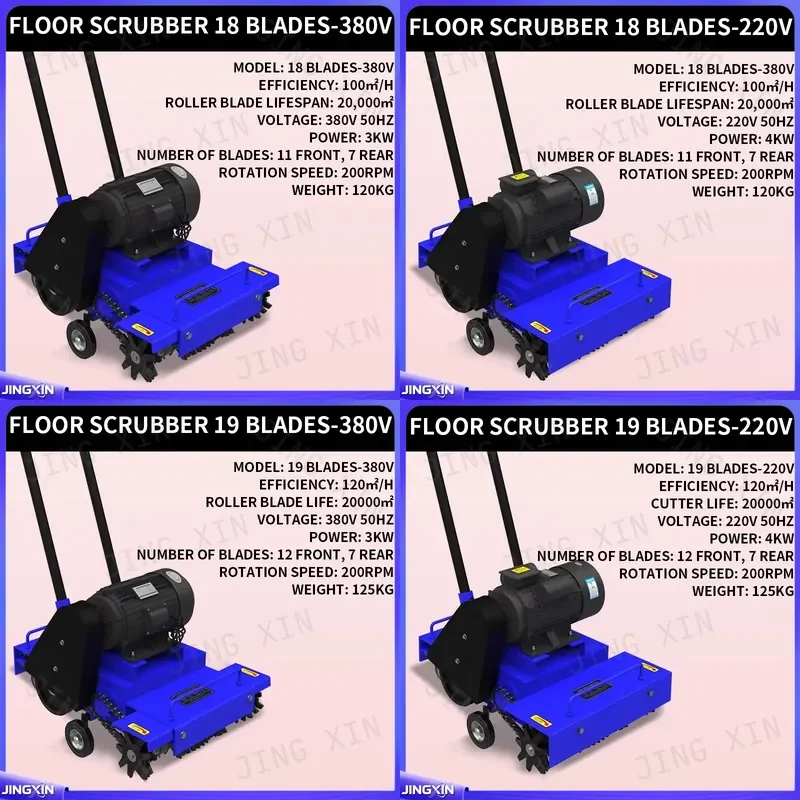 Custom for Floor Cleaning Machine Concrete Debris Removal Scouring Mortar Residue Cleaner Cement Floor Grinder Industrial